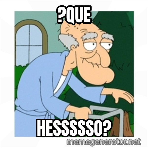 Herbert meme: ?QUE / HESssssO?
