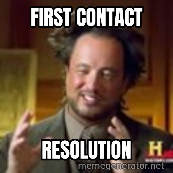 Georgio from Ancient Aliens meme: first contact / resolution