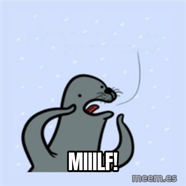 gay seal meme: MiiilF!