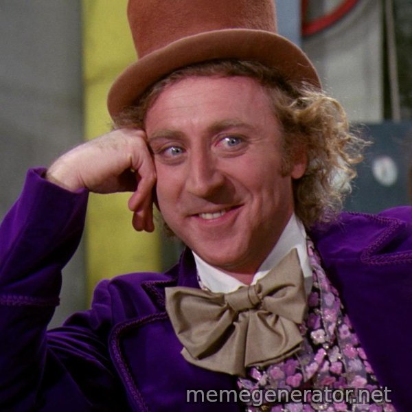 Willy Wonka meme template